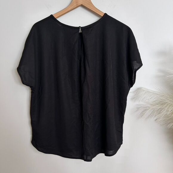 OVS Black Scoopneck T Shirt - Picture 4 of 5